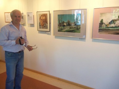 Сергей Ананьев на выставке